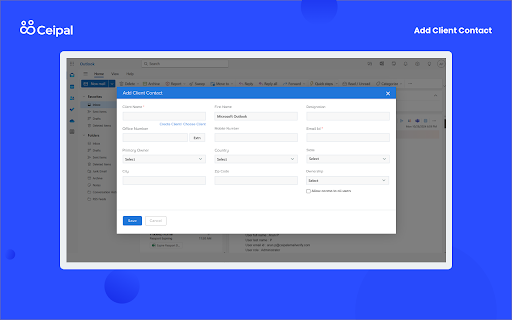 CEIPAL ATS For Office 365 :: Easily add and manage clients, vendors, applicants, and jobs directly into the Ceipal ATS from your Office-365.