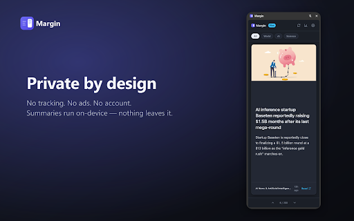 Margin :: Bite-sized news in your side panel.