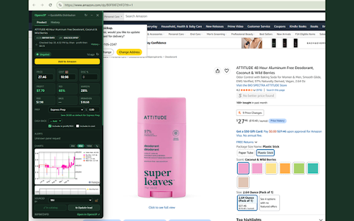Bob for Chrome :: Bob from Opero3P on every Amazon page: gating, what you paid, fees, profit and Bob's take.