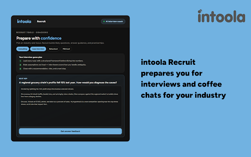 intoola Recruit: Recruiting, Simplified :: Find relevant professionals, save them to tracking, and manage recruiting outreach.