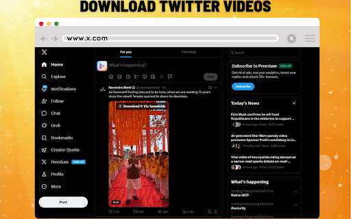 SavedVids - Social Video DownloadHelper :: Save videos, reels, images, and media content from supported social platforms with one click.