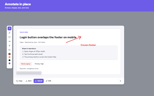 EditMyScreenshot (screenshot tool) :: Capture, annotate, and save screenshots. No watermark. Free to start, no account required.