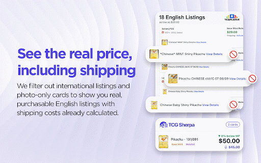 TCG Sherpa :: Your TCGPlayer companion. Save items to your wishlist, track prices, and get email alerts when cards drop or come back in stock.