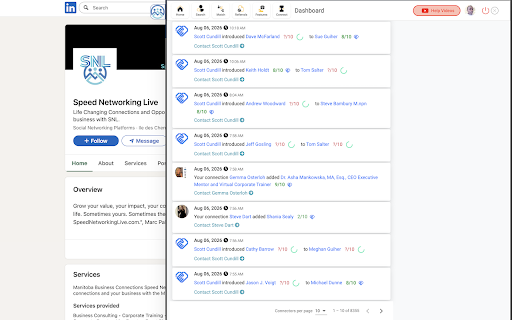 SpeedNetworkingLive :: Join virtual or in-person speed networking events, connect with professionals, grow your network, and unlock new opportunities.