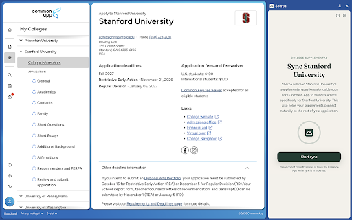 Common App College Counselor | Sherpa 2026-27 :: Get expert guidance beside your Common App for the 2026–27 cycle. 24/7 help on activities, essays, college supplements, and more.