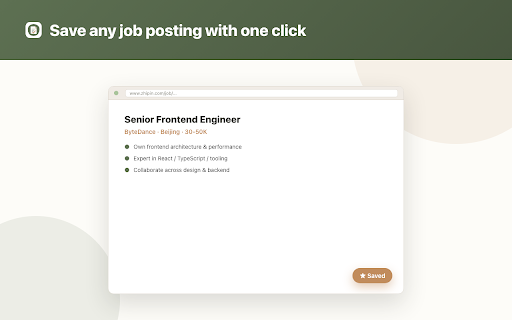 SmartCV — AI Resume Autofill for Job Applications :: Autofill job applications with your AI-generated resume. Track every submission, take notes, and never lose a lead again.