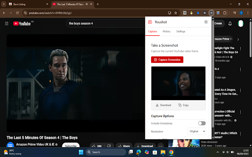 Youshot - YouTube Screenshot Tool :: Capture screenshots from YouTube player with annotations