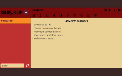 QuickUp :: Notepad and Task Manager