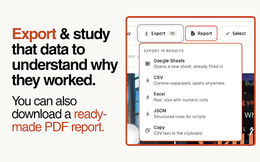 SortLens: Sort Instagram & TikTok | Content & Competitor Research :: Sort Instagram, TikTok and Facebook Reels. Analyze viral content, download media, and export content & competitor research data.