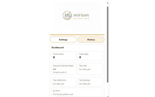 Miriam :: Miriam — Pause before checkout