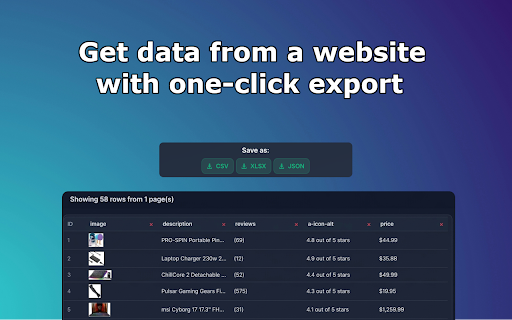 Data Scraper :: Use Data Scraper to make web scraping easy. Instantly scrape data from a website to Excel or CSV with this ultimate tool.