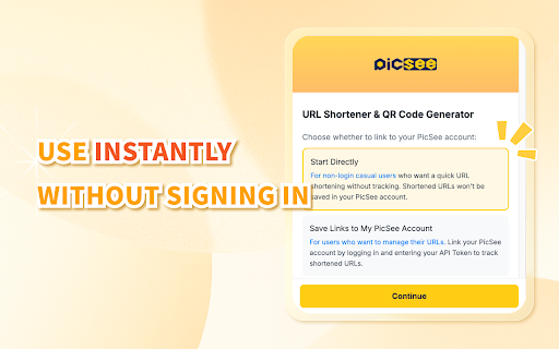 PicSee URL Shortener & QR Codes :: Quickly shorten URLs and generate QR Codes.