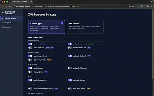 XML Viewer & Formatter :: Auto-detect XML, WSDL & SOAP in browser. Format, minify, tree view, XPath and JSON conversion. Supports RSS, Atom, SVG and XSD.