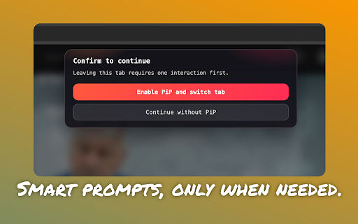 AutoPiP Enhanced :: Automatically enables Picture-in-Picture when you leave a YouTube tab.