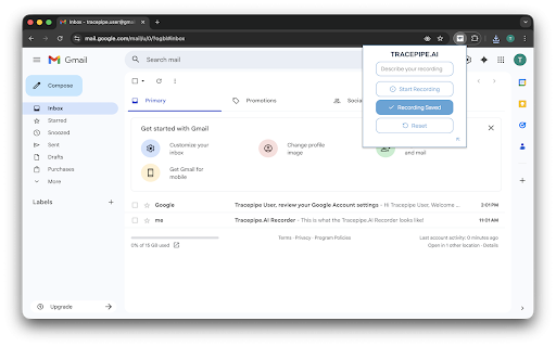Tracepipe.AI Recorder :: Records user interaction telemetry and saves as JSONL.