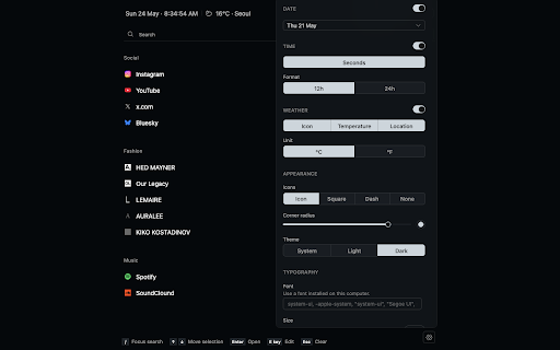 Min - New Tab for Bookmarks :: Search, open, and organize your bookmark in a minimal new tab page.