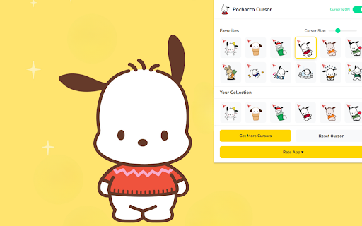 Pochacco Cursor ★ Custom Cursor for Chrome™ :: Browse with 40+ cute cursors featuring Pochacco and his friends!