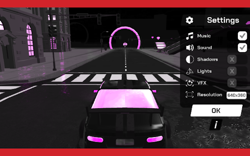 Midnight Drive Game - Race Through Neon Nights and Chase High Scores! :: Race through neon highways in this thrilling arcade game—install now for endless fun!