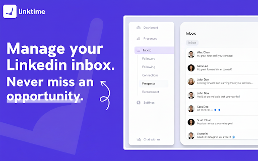linktime — Smart LinkedIn commenting :: Comment smarter on LinkedIn. Custom feeds, AI in your tone, comment analytics, and GIFs