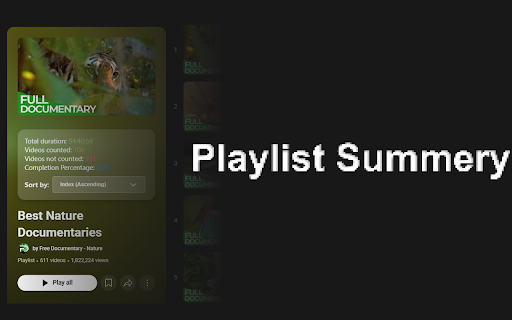 Enhanced YouTube Experience :: Animates controls, adds download button, analyzes playlists, and tracks time spent on YouTube by channel