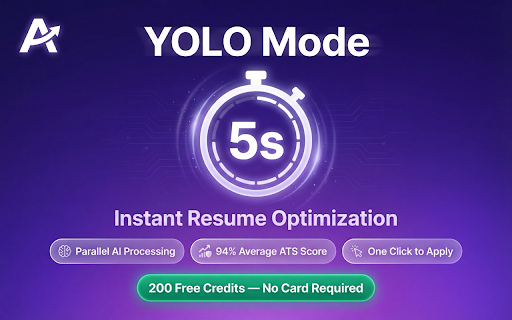 Ajusta - AI Resume Optimizer :: Instantly optimize your resume for any job with one click