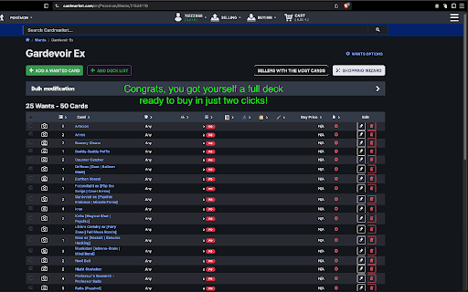 LimitlessTCG to Cardmarket :: Format card lists from LimitlessTCG for easier copying to Cardmarket