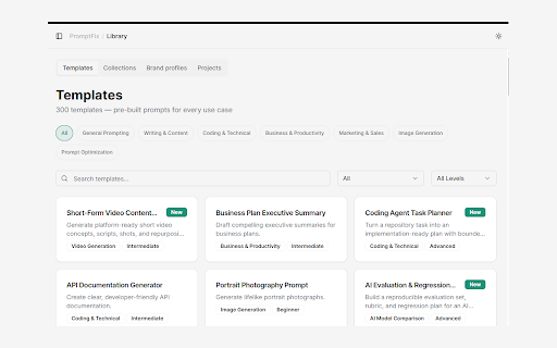 PromptFix: Prompt Score & Enhancer for ChatGPT, Claude, Gemini, Perplexity :: Score any prompt 0-100 before you send it, see what's weak, and fix it in one click. In ChatGPT, Claude, Gemini and Perplexity.