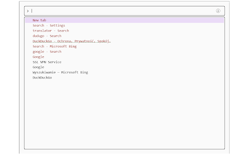 Bookmarks & Tabs Search :: Extension for keyboard focused users to easily switch tabs or open bookmarks. Use Ctrl+M to open (Extensions / Keyboard Shortcuts).
