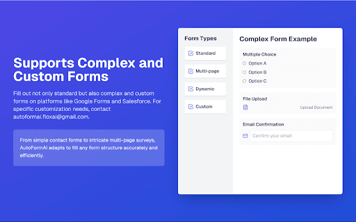 AutoFormAI :: AI-powered auto form filler, fills out your forms in one click.