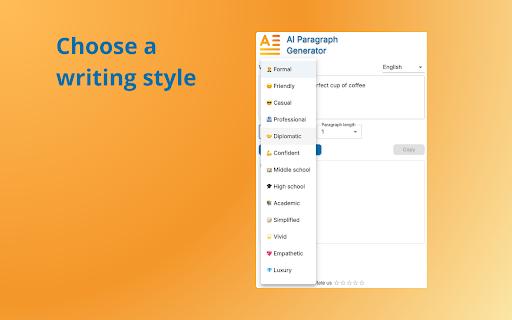 AI Paragraph Generator :: Write text smarter with AI Paragraph Generator: Your go-to AI sentence generator for content creation and essay rewriter tool needs.