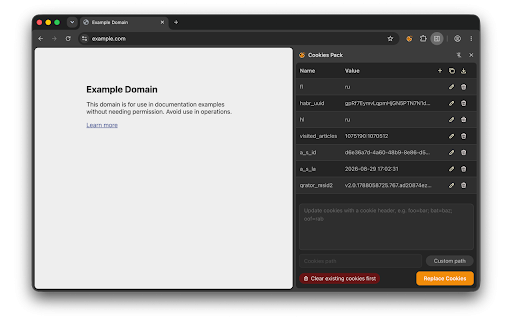 Cookies Pack :: Flexible extensions to control your cookies