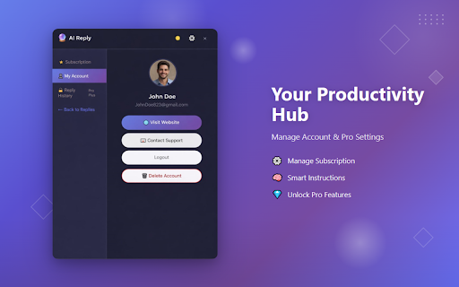 AI Email Writer - Gmail Reply Generator :: AI-powered email assistant for Gmail. Generate professional replies, summarize emails & polish drafts with one click. Free!