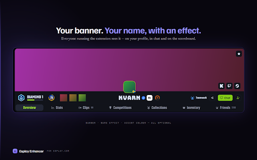 Esplay Enhancer :: Esplay Enhancer förbättrar esplay.com med extra UI-komponenter och bättre datavisualisering för en smidigare användarupplevelse.