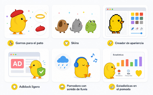 Pato Amigo :: Un pato animado interactivo