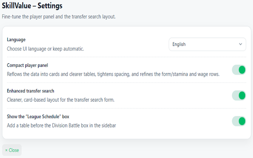 SkillValue :: Displays sub-level of highest main skill in Hattrick