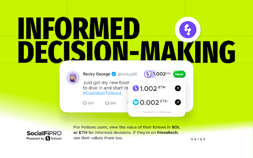 SocialFi Pro (by follows.app) :: Track influencer value on follows.app and friend.tech with SocialFi Pro