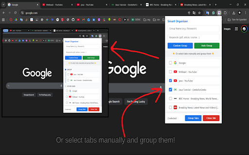 Smart Tab Manager :: Intelligently organize and manage your tabs.