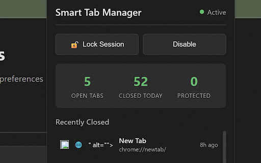 Idle Tab Cleaner :: Idle Tab Cleaner. Auto Close Idle Tabs. Extension closes unused browser tabs automatically