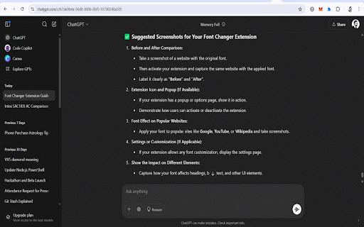 Geist Font Changer Extension :: This Chrome Extension, when clicked, Changes website's font to Geist font by Vercel