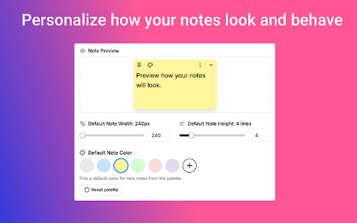 Simple Sticky Notes :: Boost your productivity with simple sticky notes app. Make handy floating notes! Online sticky notes in Chrome on Mac & Windows