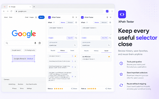 XPath Tester :: Use XPath Tester to build & check xpath expressions, css selectors, selenium xpath — instant selector finder and helper.