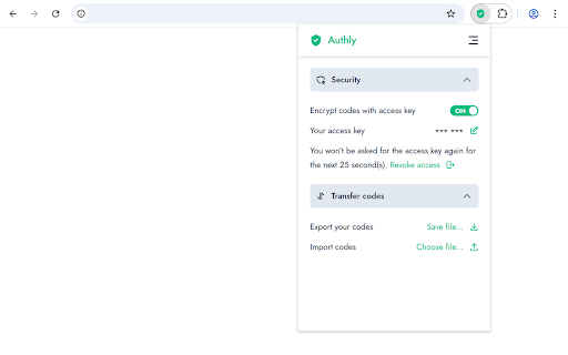 Authenticator: Generate 2FA Codes in Browser :: Generate 2FA codes instantly. Secure, encrypted, easy to use, and offline — an authenticator that stays in your browser.
