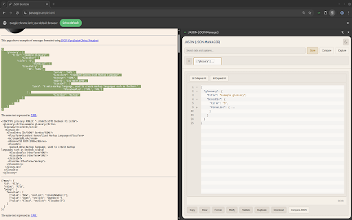 JASON (JSON Manager) :: Quick sidebar for saving and managing JSON snippets
