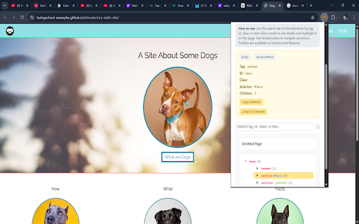 DOMTree Explorer :: Explore, inspect, and annotate the DOM tree of any web page.