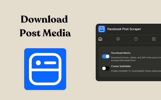 Post Scraper :: Facebook Post Scraper – Export Facebook Posts to CSV, Excel & JSON, Download Photos and Videos