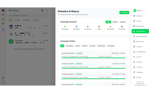 WA Pro - WhatsApp Productivity Assistant :: Productivity tools for WhatsApp Web: contact labeling, bulk messaging workflows, and optional reply assistance.