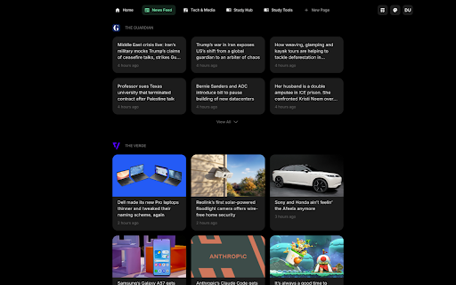 Start Page HQ :: Replace your new tab with a customizable dashboard — 50+ widgets for feeds, productivity, dev tools, and AI