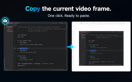 VidText: Copy Text from Video :: VidText: Pause videos to instantly copy text from the screen. 100% local processing. Frames stay on device. Free to use.