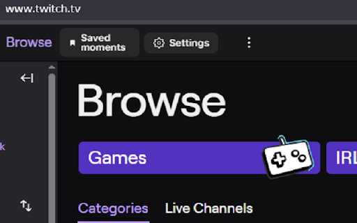 Twitch Live Rewind :: Rewind bar for live streams, hover previews, saved moments with share links, stream latency, auto channel points, low-end PC mode.