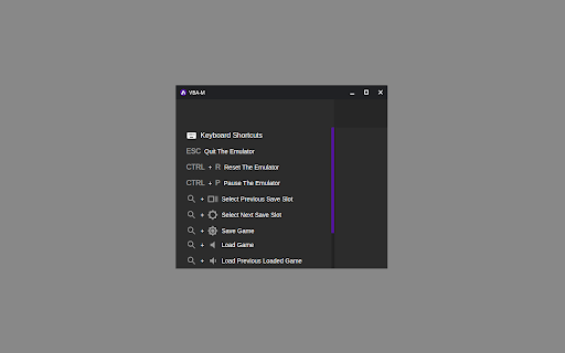 VBA-M :: Game Boy Advance - Game Boy Color - Game Boy emulator